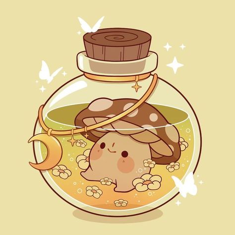 Rihn 🍄 on Instagram: "Hi friends! 🍄🍂 Welcome back to Rihnlin's Magical potions & Elixirs! Today I have for you a very special dreamy potion inspired by the adorable #dtiys from @littlelilypuffs ! ✨The Potion of well earned rest✨ This potion smells like a field of flowers and tastes like sweet honey. If you drink this potion you will fall into an uninterrupted deep sleep for 1d8 hours. Your sleep will be filled with dreams of adventures in magical forests, dancing with fairies, foraging with m Kawaii Images, Beautiful Pencil Drawings, Baby Snakes, Arte Doodle, Drawing Hands, Sketchbook Inspo, Images Kawaii, Drawing Faces, Case Ideas