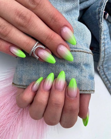 Acrylic Neon Nails, Nails Acrylic Neon, Neon Nails Acrylic, Nail Designs Neon, Neon Nails Designs, Neon Nail Ideas Summer, Neon Nail Ideas, Lime Nails, Lime Green Nails