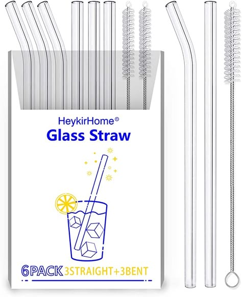 Random Accessories, Gerobak Dorong, Reusable Drinking Straw, Smoothie Straw, Tea Juice, Kitchen Organisation, Closet Decor, Camping Items, Bar Glassware