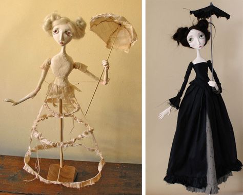 black eyed suzie art dolls Sarah Faber, Paper Mache Dolls, Wire Art Sculpture, Paper Mache Sculpture, Paper Mache Art, Paper Mache Crafts, Art Dolls Handmade, Wire Sculpture, Clay Dolls