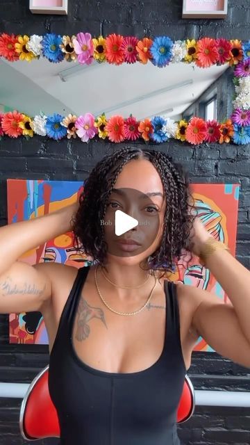 The Cut Life on Instagram: "beautiful boho bob braids by Philly-based braider @thebraidbasquiat 🔥  #thecutlife #bobbraids #phillybraider #bohobraids" Longer Bob, Boho Bob, Pixie Braids, Bob Braids Hairstyles, Cute Bob, Cut Life, Boho Twists, Bob Braids, Pixie Styles