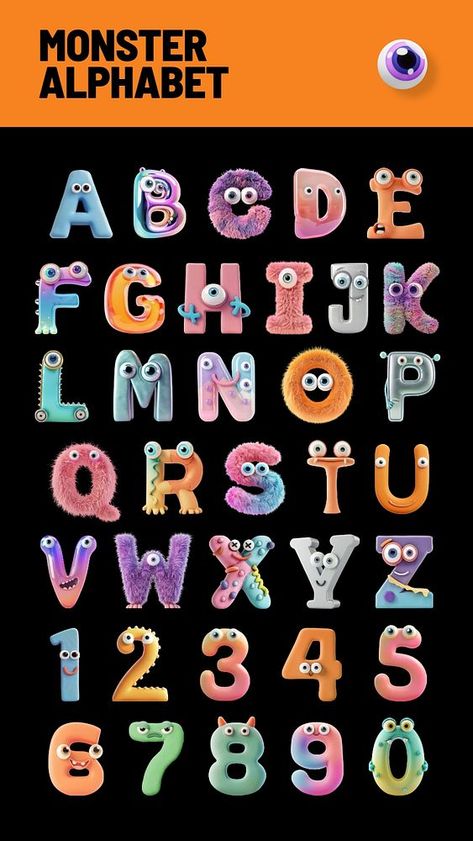 Cute Photo Collage, Pinterest Banner, Magic Font, Photo Frame Png, Alphabet Arabic, Collage Photo Frame, Create Font, Typography Creative, Monster Eyes