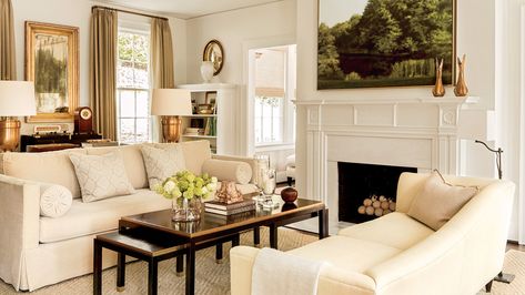 Elegant Mantel, Minimalist Living Room Decor, First Apartment Decorating, Design Salon, Neutral Living Room, Modern Country, A Living Room, Formal Living Rooms, Formal Living