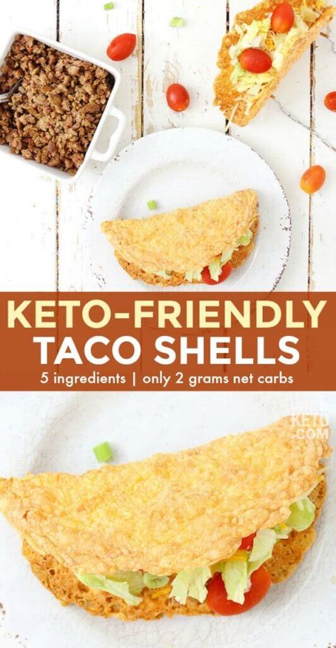 Keto Taco Shells, Low Carb Taco Shells, Cheese Taco Shells, Taco Shell Recipe, Keto Cheese Chips, Soft Taco Shells, Keto Fasting, Cheese Taco, Bread Ideas