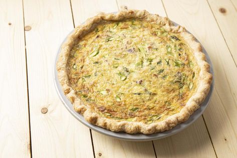 Nugget Markets Bacon, Leek & Asparagus Quiche Recipe Asparagus Quiche Recipes, Classic Quiche, Quiche Lorraine Recipe, Spinach Quiche, Smoked Cheese, Breakfast Quiche, Quiche Recipe, Brunch Menu, Quiche Recipes