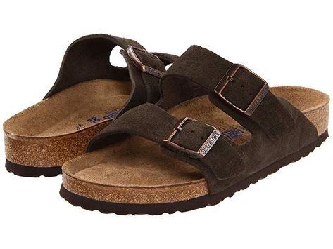 Birkenstock Arizona Soft Footbed - Suede (Unisex) Betula Sandals, Shoes Birkenstock, Birkenstock Sandals Arizona, Birkenstock Brown, Summer Capsule, Sandal Shoes, Footbed Sandals, Birkenstock Sandals, Birkenstock Arizona