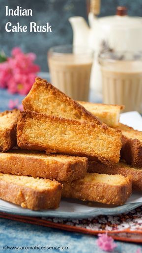 Step-by-step recipe with pictures to make Cake Rusk. Pictorial recipe to make Indian Cake Rusk. How to make Cake Rusks. Bakery style Cake Rusks recipe. Cake Rusk Recipe, Herb Crackers, Buttermilk Rusks, Ramadan Recipe, Rusk Recipe, Bakery Style Cake, Indian Cake, Eggless Cookies, Eggless Desserts