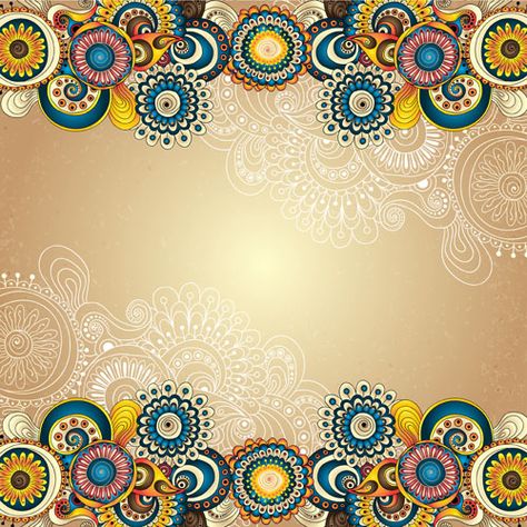 Ethnic Wallpaper, Diwali Painting, Powerpoint Background Templates, Bohemian Wallpaper, Digital Paper Free, Design Powerpoint, Frame Border Design, Powerpoint Background, Photo Frame Design