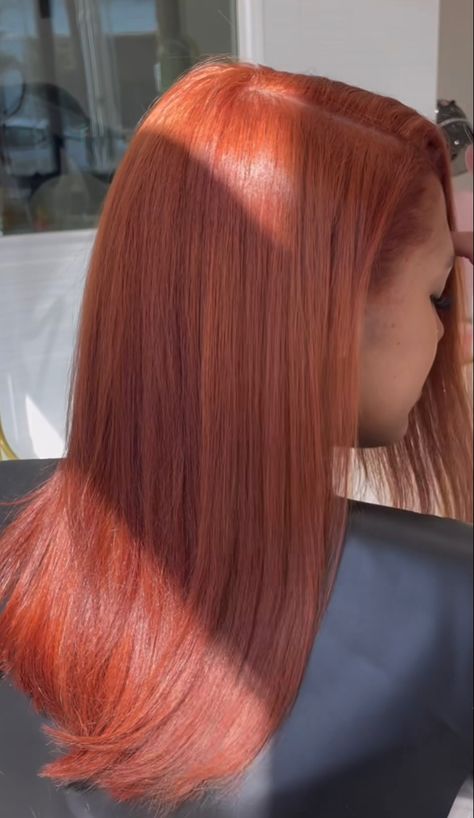 Cheveux Oranges, Pressed Natural Hair, Dyed Curly Hair, Silk Press Natural Hair, Girl Hair Colors, Ginger Hair Color, Dyed Natural Hair, Pretty Hair Color, Jessica Rabbit