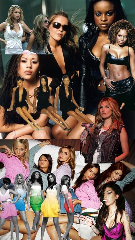 true 2000s uk gals xx #girlsaloud #spicegirls #thesaturdays #sugababes #amywinehouse #katemoss #y2k #2000s #uk #british Sugababes 2000s, Uk 2000s, 2000s Aesthetic, Amy Winehouse, Spice Girls, Kate Moss, Favorite Pins, Wonder Woman, Wonder