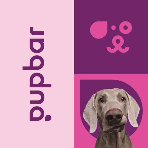 Pupbar by MarkaWorks Branding Agency. Pet Branding Design Logo, Pet Branding Design, Animal Branding, Pet Daycare, Subaru Sambar, Dog Marketing, Pet Brand, Pet Branding, Medicine Packaging