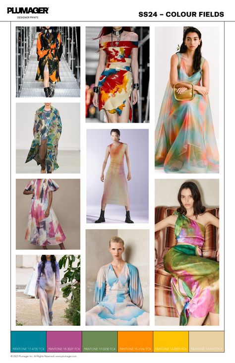 Print Trend Forecast - Spring / Summer 2024 – Plumager, Inc. Fashion Trend Forecasting 2024, Print Trend Ss24, 2024 Fashion Silhouette, Prints 2024 Trend, Print Design Trends 2024, 2024 Trend Forecast, Spring Summer 2024 Print Trends, Summer 24 Trends, Ss24 Print Trends