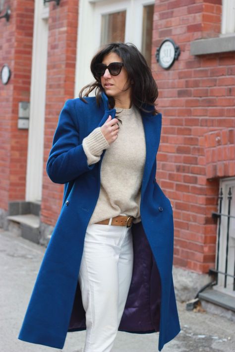 Royal blue coat  Winter outfit Blue Coatigan Outfit, Cobalt Blue Coat Outfit, Cobalt Blue Jacket Outfit, Royal Blue Clothing, Royal Blue Jacket Outfits Women, Royal Winter Outfits, Royal Blue Coat Outfit, Royal Blue Cardigan Outfit, Royal Blue Outfit Ideas