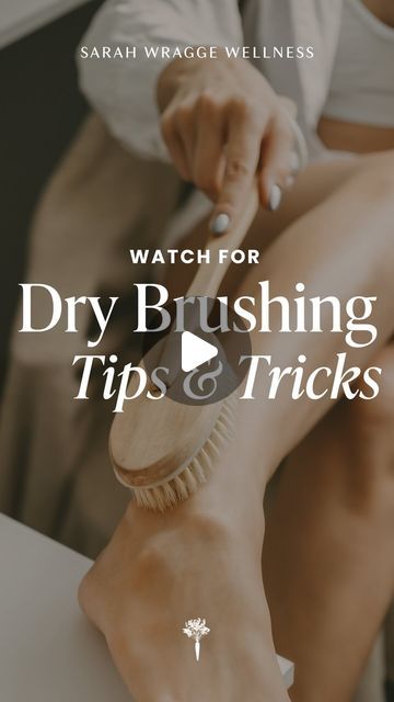 Sarah Wragge Wellness on Instagram: "Have you heard about dry brushing?! The goal of dry brushing is to drain your lymphatic system. Not only does it stimulate your lymphatic system, it can exfoliate your skin, remove toxins, increase circulation and energy, help you lose weight, & get rid of stubborn cellulite! Watch to learn more about this technique & how to incorporate it into your daily routine. #drybrushing #drybrushingbenefits #drybrushingtutorial #SWW #SWWMethod #SarahWragge #SarahWraggeWellness #nutritioncoach #holisticnutritionist #wellnesscoach #wellnesscoaching #wellness #wellnessjourney #wellnessthatworks #wellnesstips #wellnessadvocate #dailyroutine #fitnessprogram #wellnessprogram #nutritionprogram #fitnessfacts #nutritionfacts" Sarah Wragge Wellness, Drybrush Technique Skin, Dry Brushing Technique, Benefits Of Dry Brushing, Increase Circulation, Fitness Facts, Holistic Nutritionist, Remove Toxins, Wellness Programs