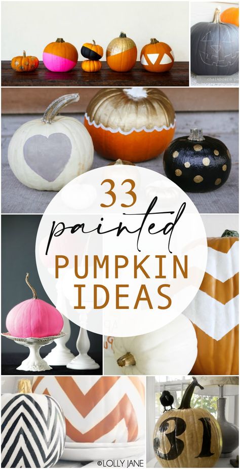 Happy Fall Pumpkin Painting, Pumpkins Painting Ideas Halloween, Paint Your Pumpkin Ideas, Painted Pumpkins Fall Decor, Pumpkin Painting Ideas For Thanksgiving, Painting Fall Pumpkins Ideas, Pumpkin Painting Ideas Fall Cute Easy, Painted Craft Pumpkins, Painting Craft Pumpkins