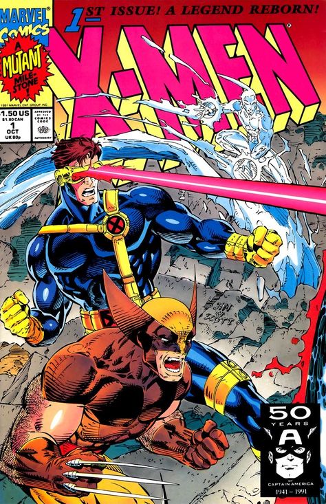 Jim Lee Art, Marvel Comics Covers, Jim Lee, Arte Dc Comics, Uncanny X-men, X Man, Horror Comics, Comics Art, Comic Book Covers