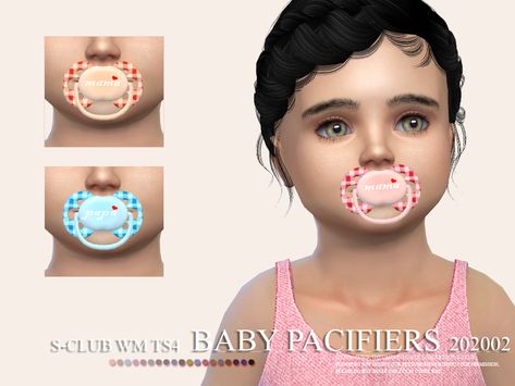 S-Club ts4 WM Baby Pacifiers 202002 Sims 4 Cc Infant Accessories, Ts4 Pacifier Cc, Sims 4 Cc Pacifier, Sims 4 Pacifier Cc Patreon, Sims 4 Pacifier, Sims 4 Pacifier Cc, Sims 4 Cc Infant Pacifier, Ts4 Baby Cc, Sims 4 Cc Toddler Pacifier