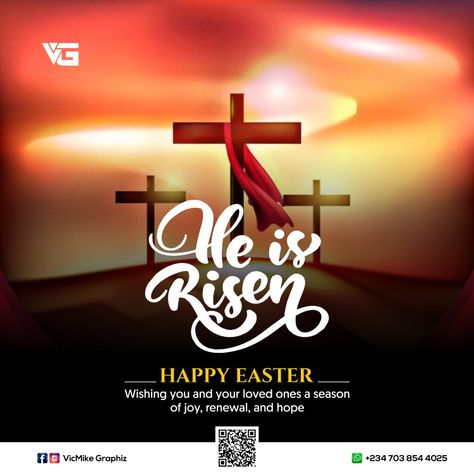 Wishing you and your loved ones a season of joy, renewal, and hope Jumat Agung, Easter Flyer, Easter Flyers, Graphic Design Inspiration Poster, Easter Poster, Social Media Art, Happy Easter Wishes, Adobe Illustrator Graphic Design, Church Graphics