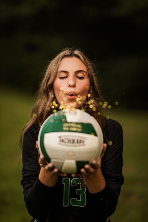 Photo from Barbee Fall Senior Photos mobile gallery app by Almond Images Senior Sport Photo Ideas, Multisport Senior Pictures, Senior Pictures With Soccer Ball, Senior Sports Pictures Volleyball, Senior Photos Volleyball, Volleyball Graduation Pictures, Volleyball Photo Poses, Senior Picture Ideas Volleyball, Volleyball Photoshoot Ideas