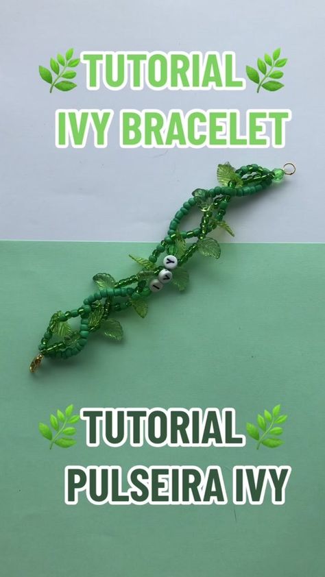 Here’s the Ivy Bracelet Tutorial! 🤍🌿 Thank you for all the love in t... | TikTok Ivy Bracelet, Evermore Taylor Swift, Taylor Swif, Friendship Bracelets Tutorial, The Ivy, Bracelet Tutorial, Ivy, Taylor Swift, Swift