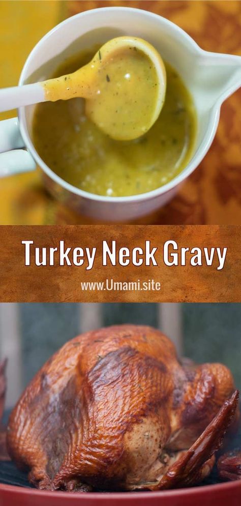 Turkey Neck Gravy, Turkey Gravy Without Drippings, Turkey Neck Recipe, Turkey Giblet Gravy, Gravy Turkey, Turkey Gravy From Drippings, Making Turkey Gravy, Homemade Gravy Recipe, Turkey Giblets