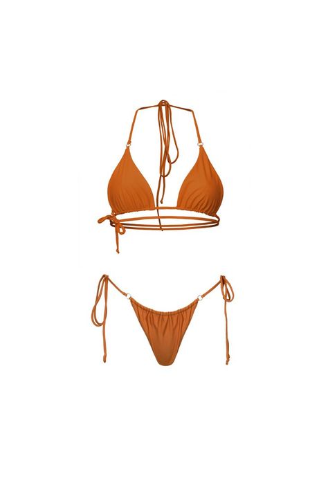 Orange highcut swimsuit bottoms and yellow minimalistic swimsuit top Dr Mundo, Swimwear Aesthetic, Fire Orange, Cute Bathing Suits, Summer Bikinis, Cute Swimsuits, Cute Bikinis, Swimsuit Fashion, Looks Chic