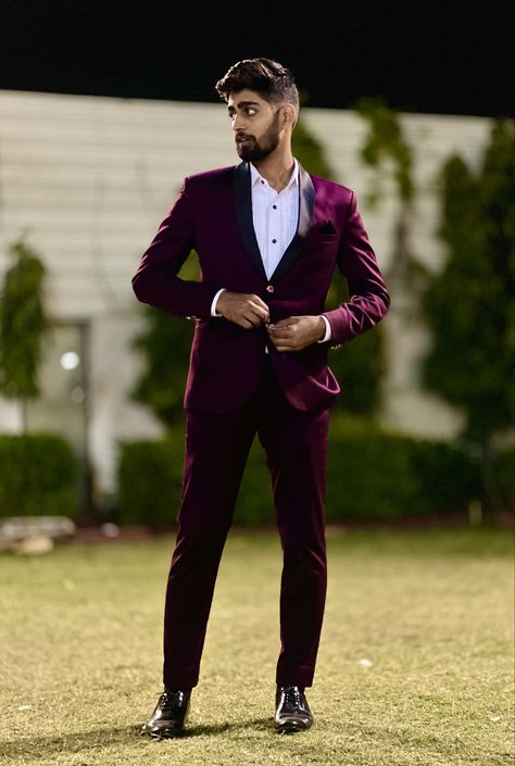 Three piece suit wine colour Wine Colour Suit, Wine Colour, Tuxedo Suit, Three Piece Suit, Wine Colored, Wine