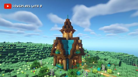 Cute Fantasy House, Minecraft Brewing House, Minecraft Cleric House, Potion Brewing, Villager House, Minecraft Desert, Fantasy Homes, House No, Minecraft Builds