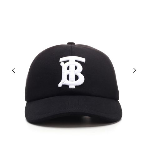 New With Tag Burberry Black Tb Baseball Cap Size M Or Xl Black Cotton Fabric Made In Italy Adjust Strap At Backface Burberry Monogram, Investment Bags, Riccardo Tisci, Burberry Black, Burberry Accessories, Embroidered Baseball, Burberry Hat, Embroidered Baseball Caps, Diaper Backpack