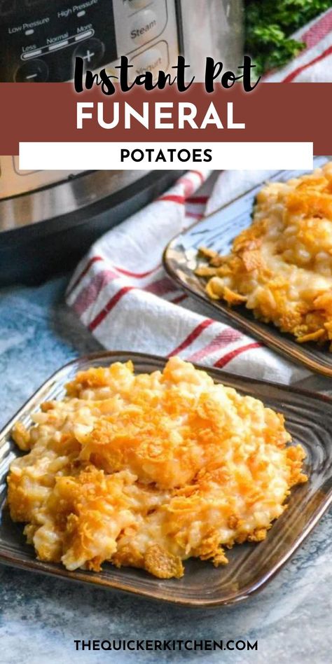 Insta Pot Cheesy Potatoes Recipes, Instapot Cheesy Potatoes Easy, Hashbrown Casserole Instapot, Instant Pot Cheese Potatoes, Instapot Side Dish Recipes, Instant Pot Recipes For Potatoes, Cheesy Hashbrown Casserole Instant Pot, Instapot Hashbrown Recipes, Christmas Instant Pot Recipes