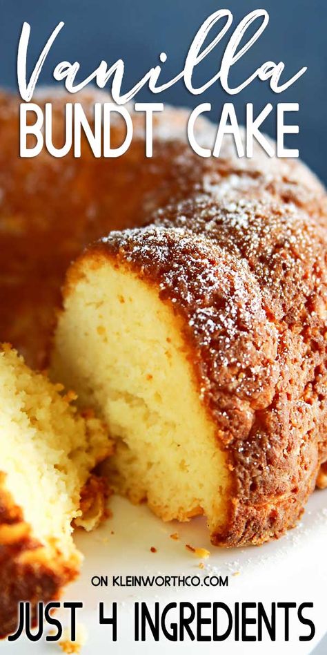 Vanilla Bundt Cake Recipes, Mothers Day Cake Ideas Simple, Swirl Bundt Cake, Vanilla Bundt Cake, Bunt Cake Recipe, Mothers Day Cake Ideas, Spring Flavors, Easy Chocolate Pudding, Easy Bundt Cake Recipes