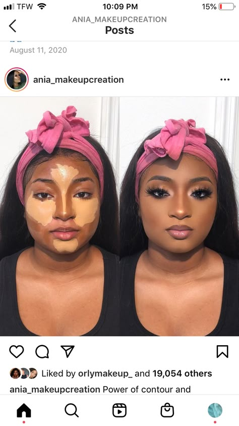 Contour For Black Women, Contouring And Highlighting Round Face, Face Makeup Guide, Contour Guide, How To Contour Your Face, Face Contouring Makeup, Makeup Ideas Eyeliner, Beginners Eye Makeup, Contour Highlight