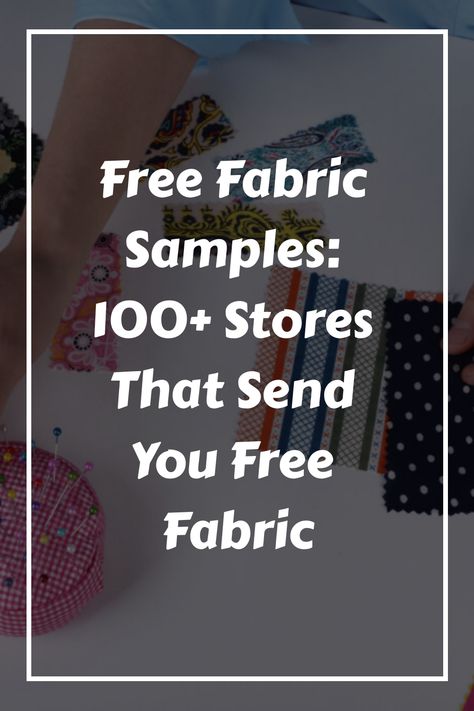 List of places to request free fabric samples, why you would want them, and creative ways to repurpose them. Shabby Fabrics Free Pattern, Joannes Fabrics, Get Free Stuff Online, Fabric Outlet, Free Crafts, Fabric Patterns Design, Fibre And Fabric, Get Free Stuff, Free Fabric Swatches