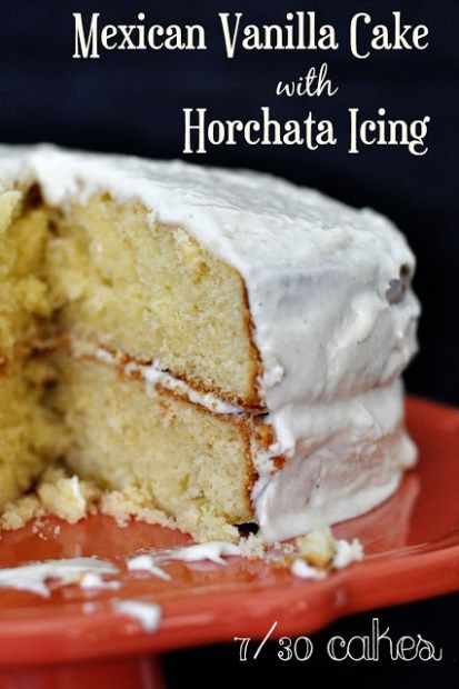 Cake #7: Mexican Vanilla Cake w/ Horchata Icing - Real life, on purpose. Mexican Cakes, Mexican Vanilla, Homemade Wedding Cake, Mexican Wedding Cake, Mexican Cake, Hispanic Recipes, Torte Cupcake, Mexican Dessert, Coconut Cake