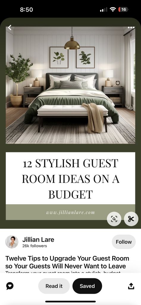 Small Guest Bedroom Ideas Queen Bed, Accent Wall In Guest Bedroom, Guest Room Green Accent, Ikea Primary Bedroom, Modern Traditional Guest Bedroom, Styling A Guest Bedroom, Guest Bedroom In Basement Ideas, Guest Room With Wallpaper, Forest Green Guest Room