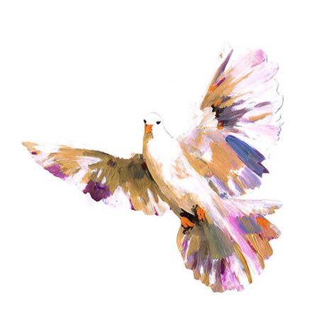 Dove Painting, Lulu Dk, Prophetic Art, Pentecost, Art Decals, Watercolor Bird, Futurism, Religious Art, Tag Art