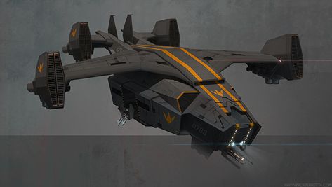 Sci Fi Gunship, Futuristic Gunship, Space Dropship, Gunship Concept, Aerospace Design, Concept Vehicles Sci Fi, Space Ships Concept, Space Engineers, Sci Fi Spaceships