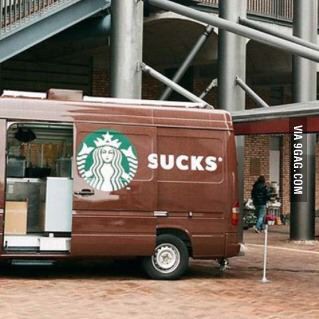 Some coffee? Starbucks Memes, Advertising Fails, Situational Irony, Logo Placement, Perfectly Timed Photos, Guerilla Marketing, Text Design, Finding Joy, Custom Cars