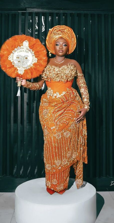 Latest George Styles For Traditional Wedding, Nigerian Traditional Dresses, Aso Ebi Lace Styles, African Bridal Dress, Nigerian Lace Styles Dress, Nigerian Lace Styles, African Traditional Wedding Dress, African Lace Styles, African Wedding Attire