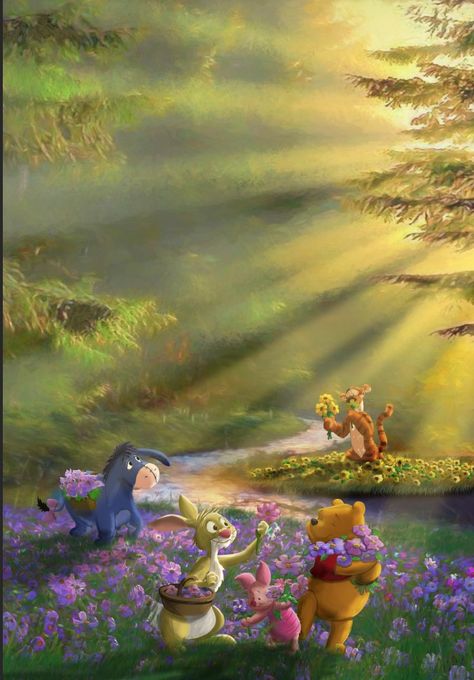 Diy Acrylic Painting, Eeyore Pictures, Winnie The Pooh And Friends, Winnie The Pooh Pictures, Disney Paintings, Pooh And Friends, Acrylic Painting Ideas, Cute Winnie The Pooh, Images Disney