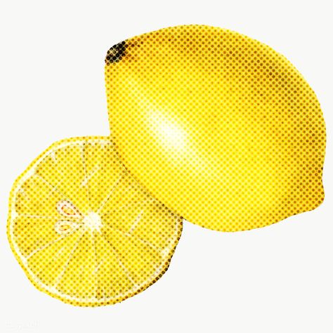 Hand drawn lemon halftone style sticker overlay | free image by rawpixel.com / NingZk V. Sticker Overlay, Halftone Dots, Image Ideas, Lemon Slice, Free Illustrations, Design Element, Free Image, Design Inspo, Design Resources