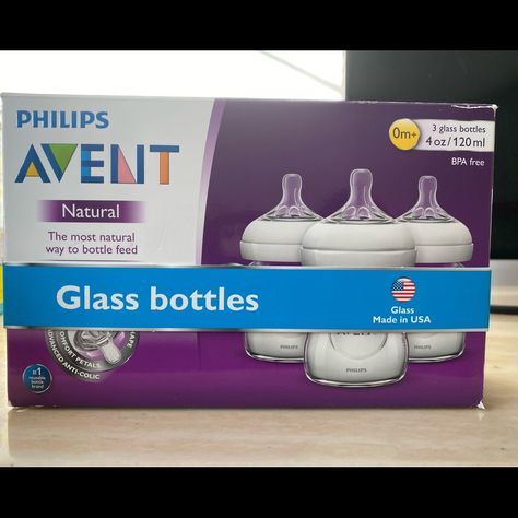 Philips Avent 4 Oz 0m+ Natural Baby Glass Bottles 3-Pack New. I Have Had These Bottles For 4 Years In Storage. I Never Used With My Son, But I Did Run It Through The Dishwasher. Bachelorette Koozies, Beachbody 21 Day Fix, Glass Baby Bottles, 21 Day Fix Extreme, Friend Scrapbook, Halloween Buckets, Barbie Costume, Pink Ornament, Reusable Bottle