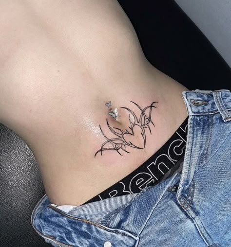 Lust Tattoo, Cyberciligism Tattoo, Tattoo Belly, Lower Belly Tattoos, Abdomen Tattoo, Tattoos Floral, Stomach Tattoos Women, Belly Tattoos, Tattoos Mandala