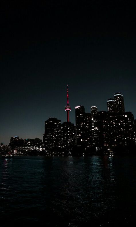 Toronto Dark Aesthetic, Late Night Aesthetic, Toronto City, Scenery Photography, Aesthetic Board, Pretty Landscapes, Png Text, Night Vibes, Night City