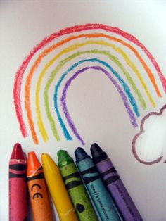 . Crayon Aesthetic, Mlp Moodboards, Coloring With Crayons, Crayon Doodles, Crayola Party, Pink Bakery, Small Character, Rainbow Crayon, Rainbow Writing