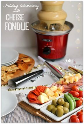 Fun #WaysToWow for Holiday Entertaining with Cheese Fondue & Town House Crackers from @target, perfect for New Years Eve! #ad Cheese Fondue Ideas, Chocolate Fountain Recipe, Cheese Fountain, Fondue Ideas, New Years Ideas, Best Cheese Fondue, Chocolate Fountain Recipes, Holiday Entertaining Food, Fondue Fountain