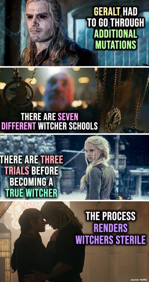 Do you know how Geralt of Rivia became a Witcher? Do you even know how Witchers are made? The process certainly isn't as easy as one might think. How does being injected with various magical herbs and elixirs that will mutate your body and mind sound? And that's just the first Witcher Trial... The vast majority of people who try to become Witchers end up perishing before the proces... #witchertrials #geraltofrivia #witchermutagens #fantasy #sapkowski #witchertraining #magicalelixirs #darkfantasy The Witcher Story, The Witcher Geralt, Magical Herbs, Geralt Of Rivia, Body And Mind, The Witcher, Thing 1 Thing 2, Dark Fantasy, Did You Know