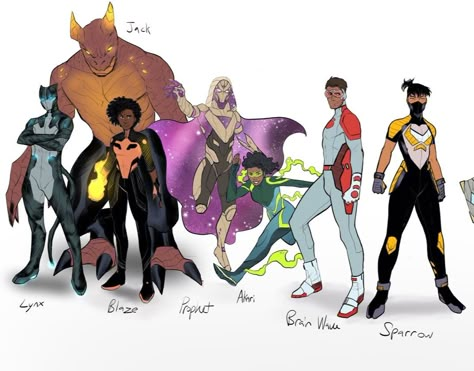 Superhero Team Concept Art, Superhero Team Oc, Superhero Oc, New Superheroes, Marvel Superheroes Art, Legion Of Superheroes, Ben 10 Comics, Indie Comic, Avatar Cartoon