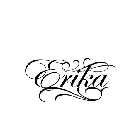 Erica Tattoo Name, Tatto Name, Name Drawings, Cursive Tattoos, Hand Tats, Chicano Drawings, Hand Lettering Drawing, Tattoo Lettering Fonts, Tattoo Font