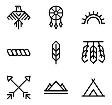 Tattoos For Women Symbols, Native Tattoos For Women, Native American Tattoo Symbols, American Font, Runes Tattoo, Native Symbols, Indian Symbols, Native American Tattoo, Native American Tattoos